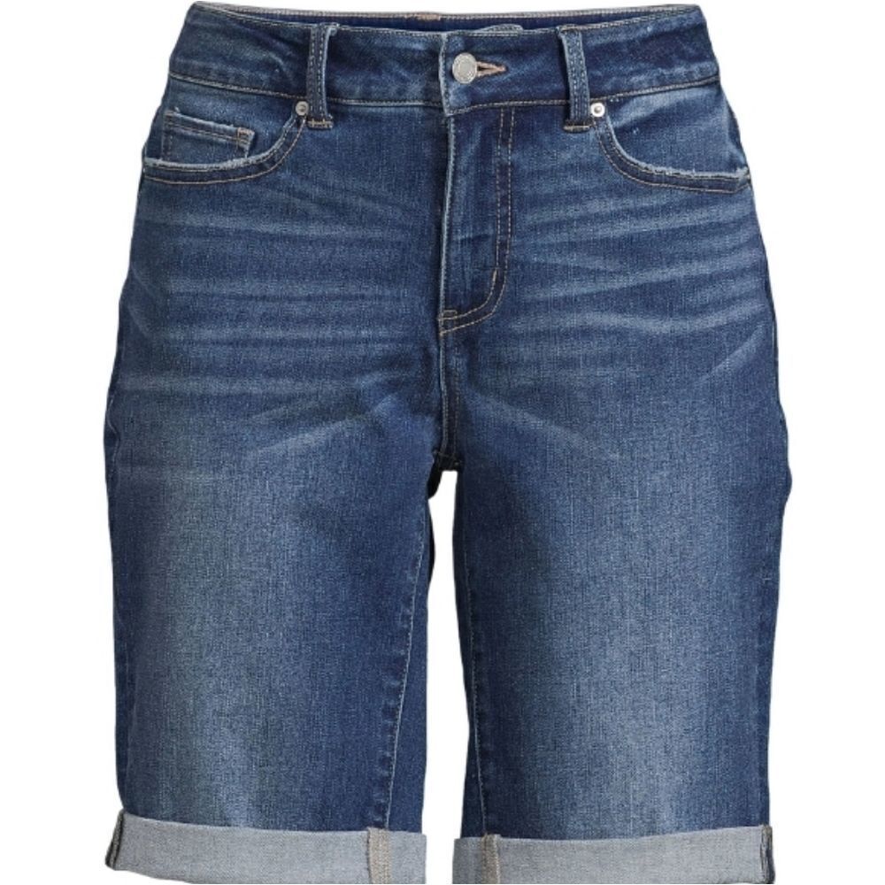 Women's Mid-Rise Denim Bermuda Shorts Size 6